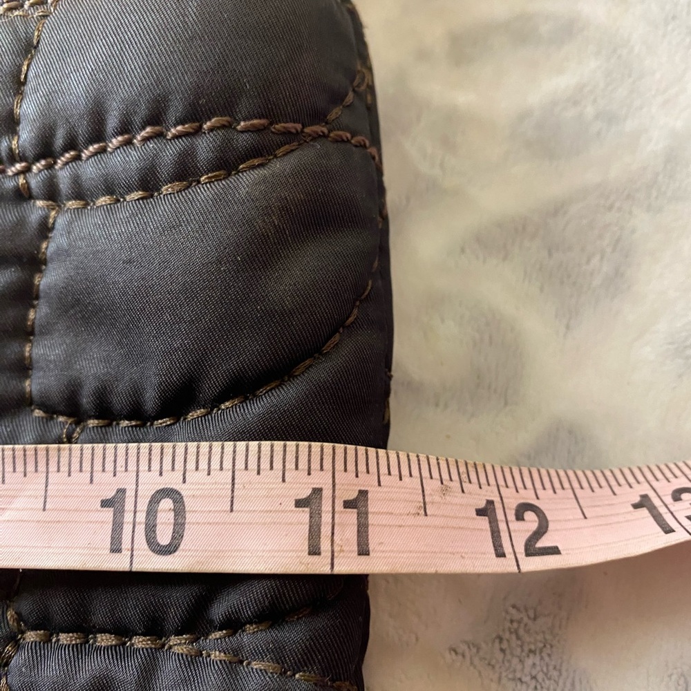 Fossil Black Quilted Crossbody Bag with Brown Accents - Picture 7 of 7